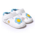 Weiße Baby-Schuhe weiche Sohle Anti-Rutsch 0-1 Jahr Mokassins